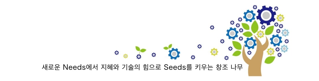 新しいNeedsから知恵と技術力でSeedsを育てる創造の木